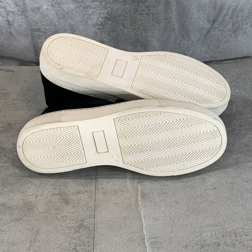 VALENTINA RANGONI Women's Black Serafina High-Top Slip-On Sneakers SZ 6.5