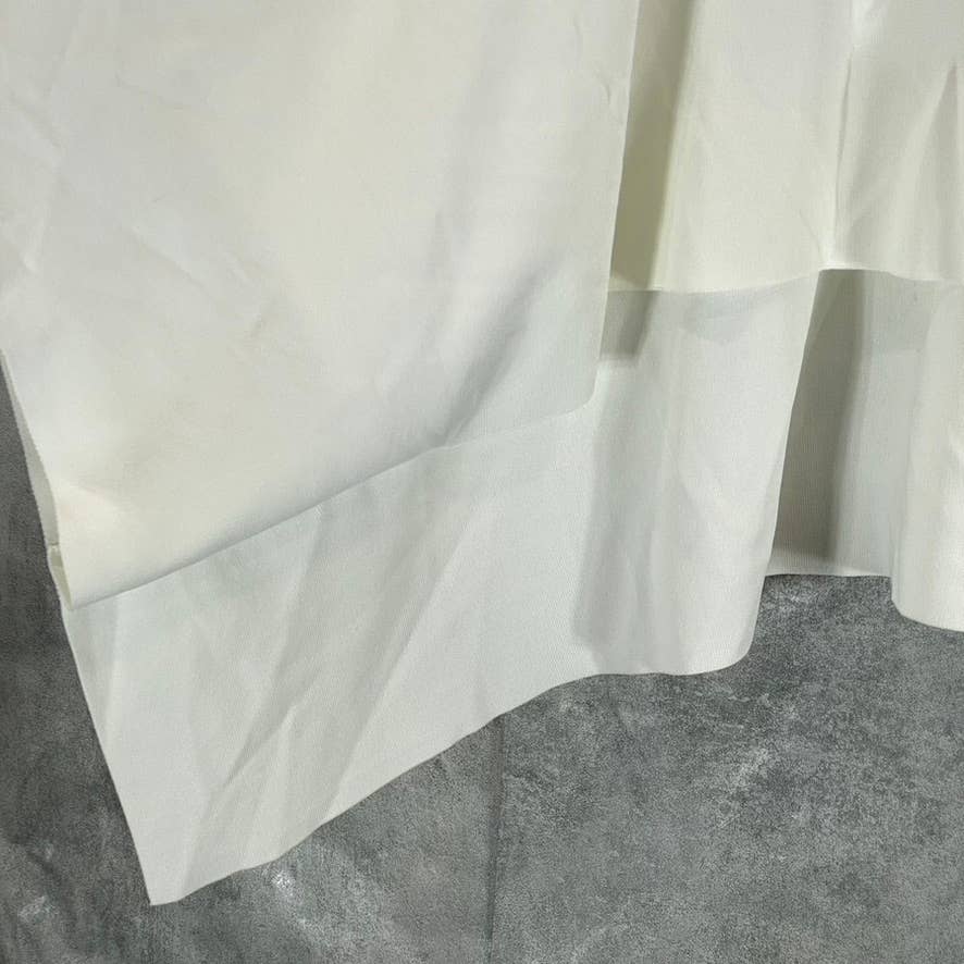 ALFANI Women's Soft White Drape-Cape Open-Front Sweater SZ L/XL