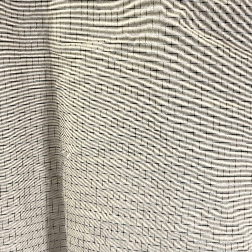 ALFANI Men's Tan Mini Check Regular-Fit Button-Up Long-Sleeve Shirt SZ 2XL