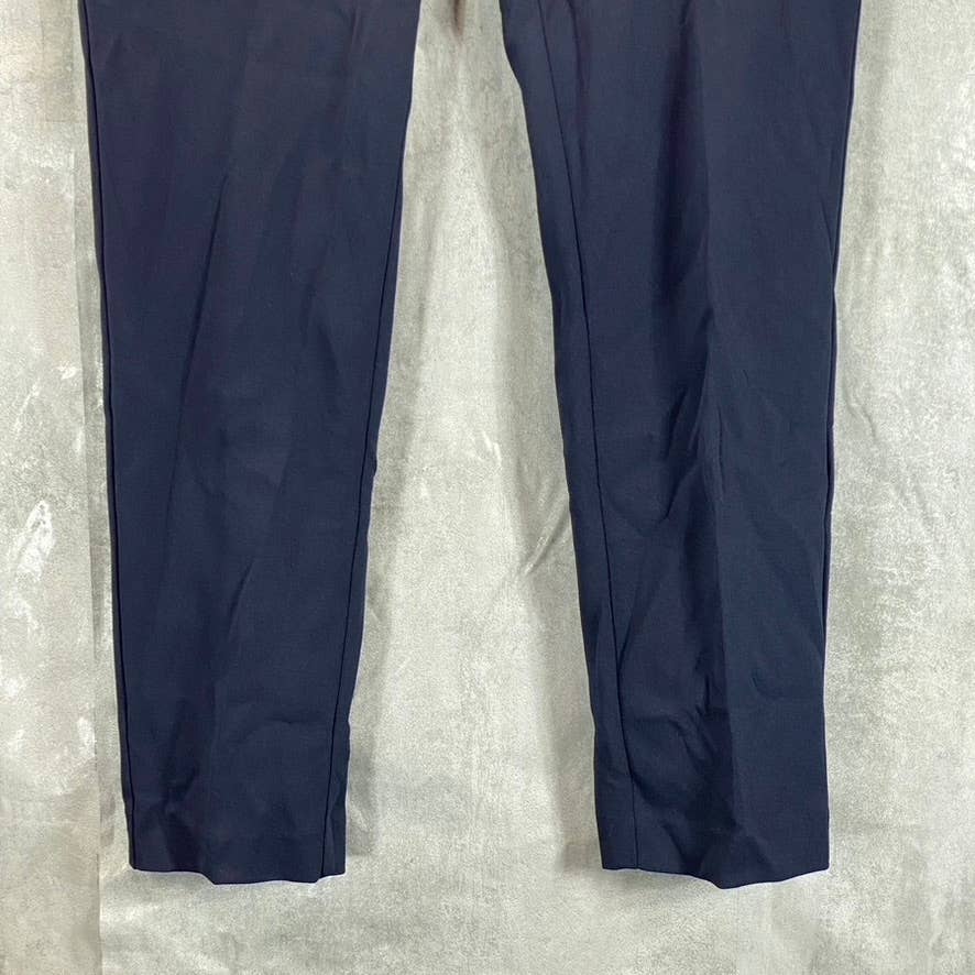 DKNY Women's Navy Mid-Rise Skinny Stretch Crepe Dress Pants SZ 6