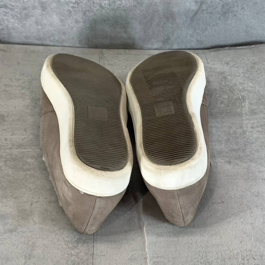 NATURALIZER Women's Modern Grey Leather Marianne Cozy Slip-On Sneakers SZ 10