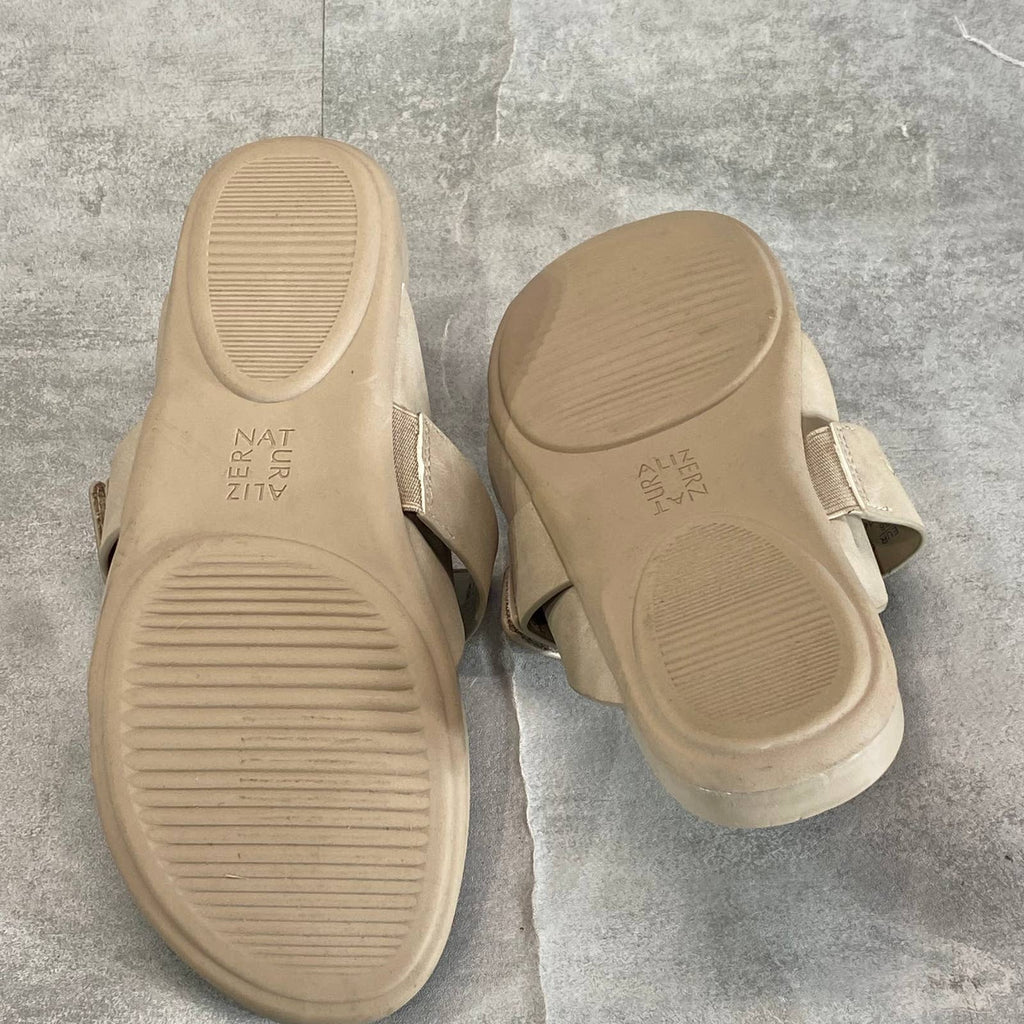 NATURALIZER Women's Porcelain GenN-Twirl Slip-On Thong Sandals SZ 6