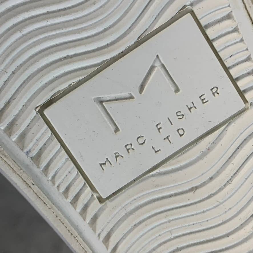 MARC FISHER LTD Women's Animal Print Beige Merin Faux-Fur Lace-Up Sneakers SZ 6
