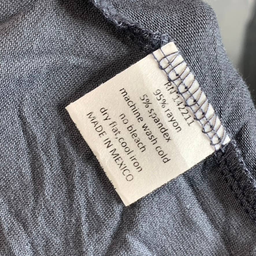 24SEVEN COMFORT APPAREL Women's Grey Long-Sleeve Open-Front Extra Long Cardigan