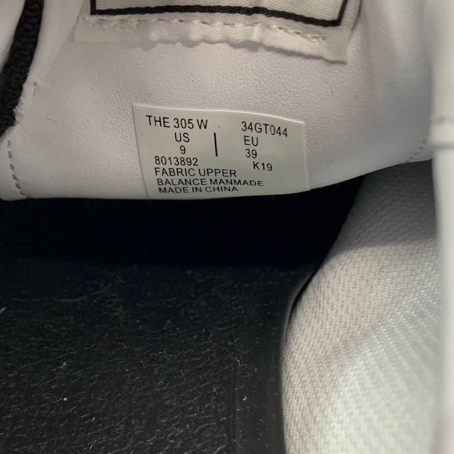 GOATS Women's Black Canvas The 305 2-Strap Slip-On Platform Sneakers SZ 9