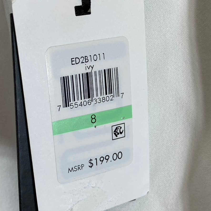 DKNY Women's Ivory V-Neck Beaded Spaghetti Straps Mermaid Maxi Gown SZ 8