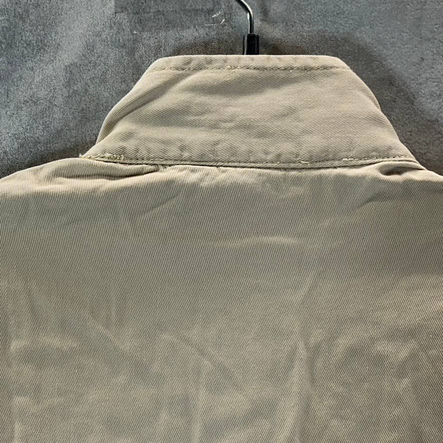 BALCK TAPE Women's Light Stone Mock-Neck Drawstring Utility Full-Zip Jacket SZXS