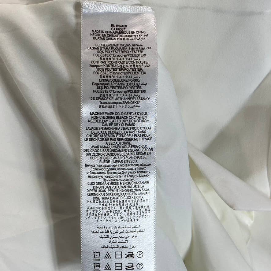 BCBGMAXAZRIA Women's 3D Floral Embroidered Mesh Puff-Sleeve Bodycon Mini Dress