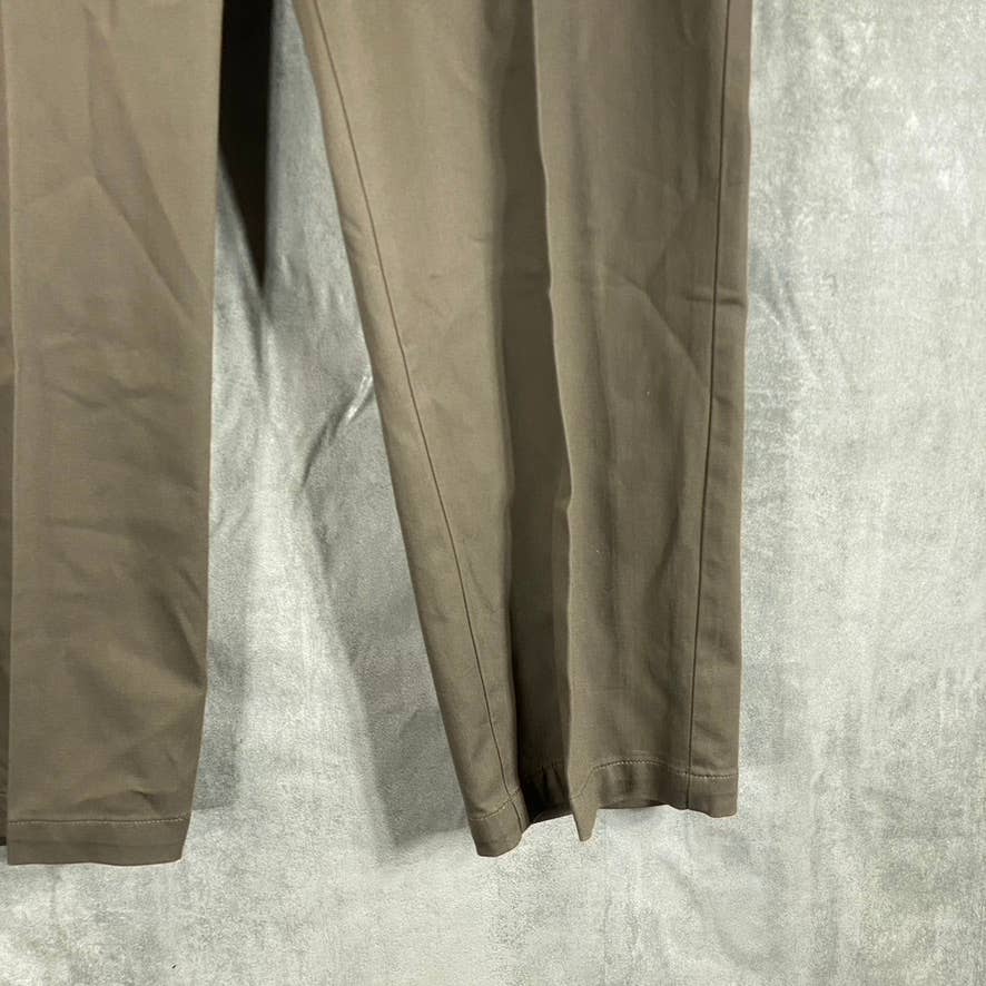 DOCKERS Men's Brown Signature Khaki Classic-Fit Straight Leg Stretch Pants SZ 40