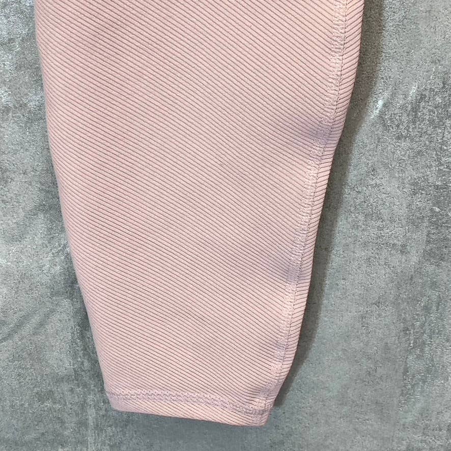 HARMONY & BALANCE Women's Lilac Ribbed High-Waist Tummy Control Pull-On Active Leggings SZ M