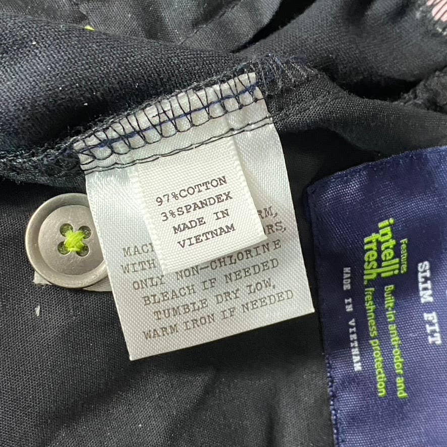 SOCIETY OF THREADS Men's Navy Slim-Fit Drawstring Pull-On Pants SZ L