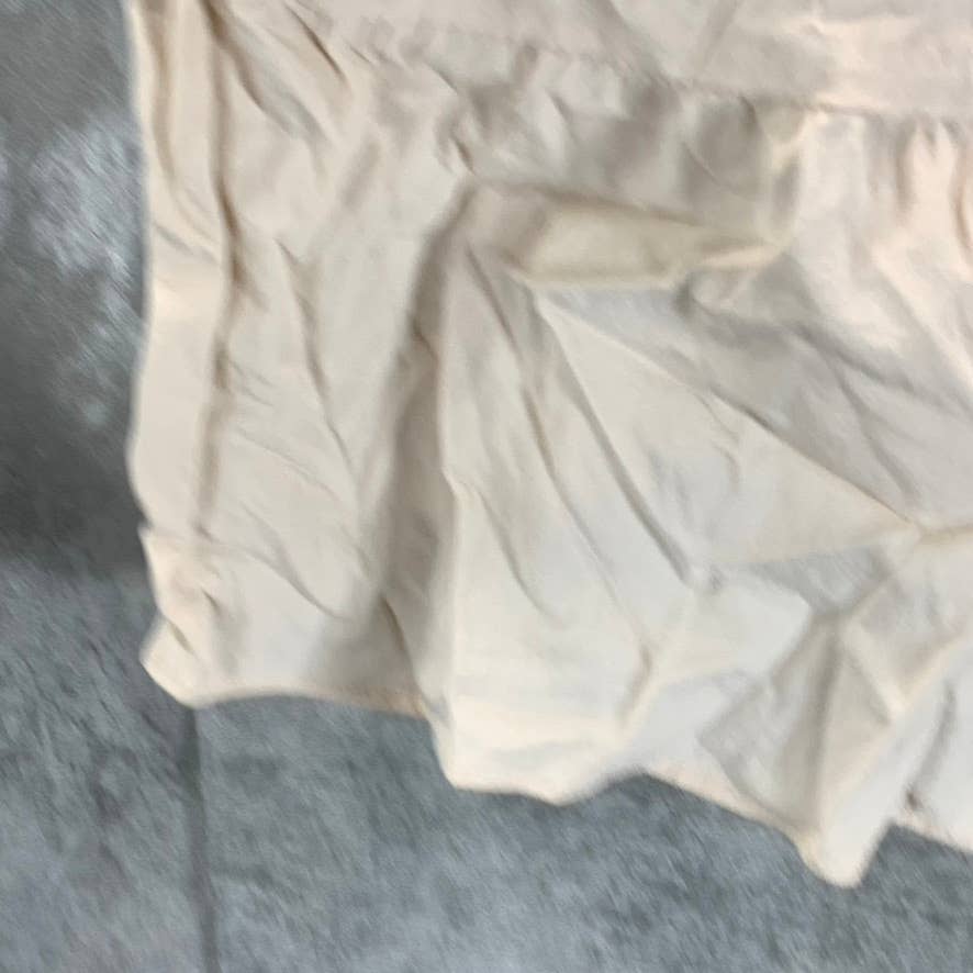 INC INTERNATIONAL CONCEPTS EARTH Women's Cashmere Cream Tie-Back Peplum Camisole