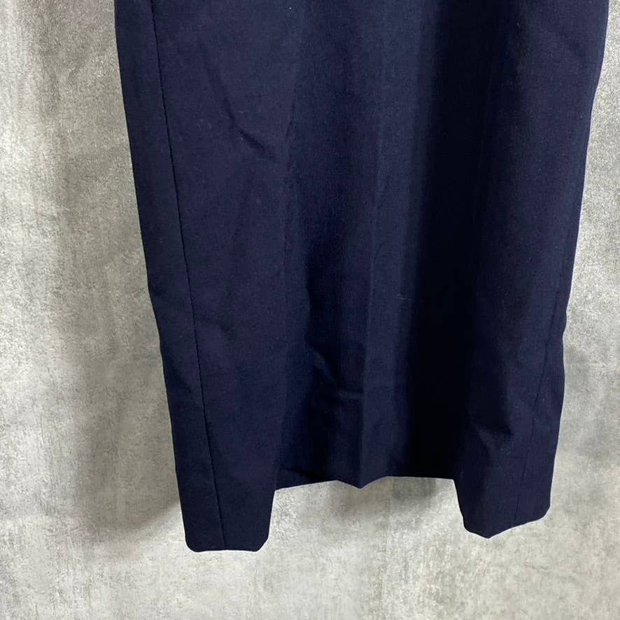 BAR III Women's Bar Navy High-Rise Button-Detail Pull-On Sailor Pants SZ 16