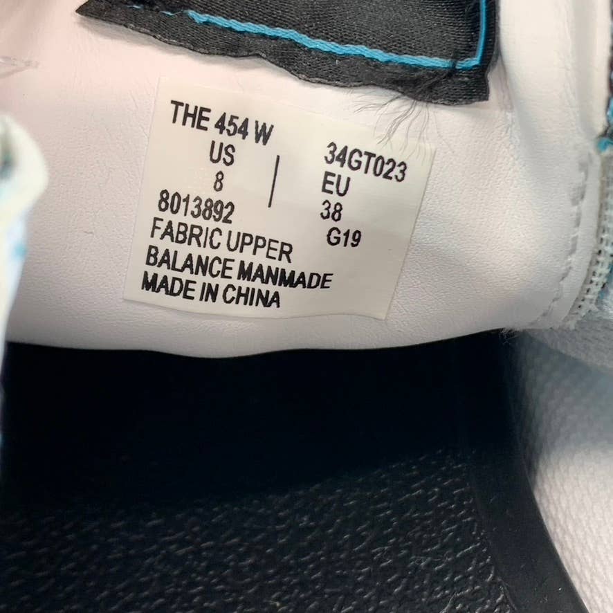 GOATS Women's Blue/Black The 454 Mesh Round-Toe Lace-Up Sneakers SZ 8