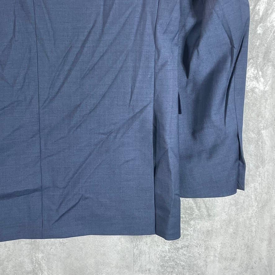 TOMMY HILFIGER Men's Blue Long Modern-Fit Th-Flex Stretch Suit Jacket SZ 40L