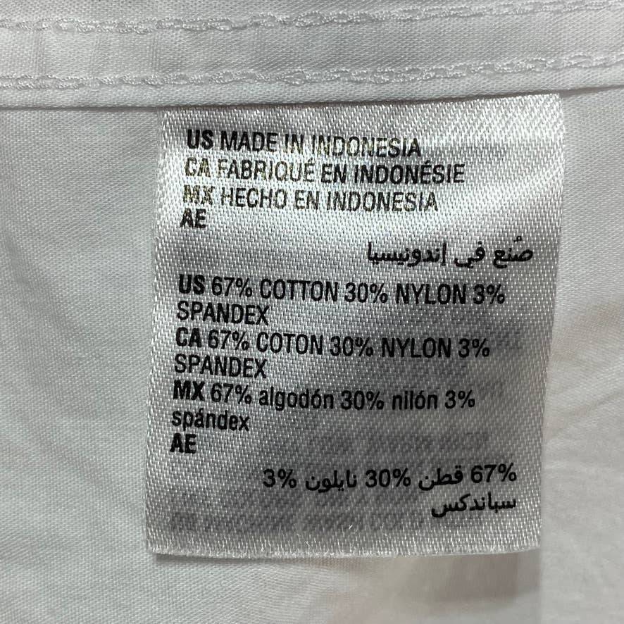 ALFANI Alphatech Slim-Fit Performance Stretch Easy-Care Solid Dress Shirt SZ S 14-14.5 32-33