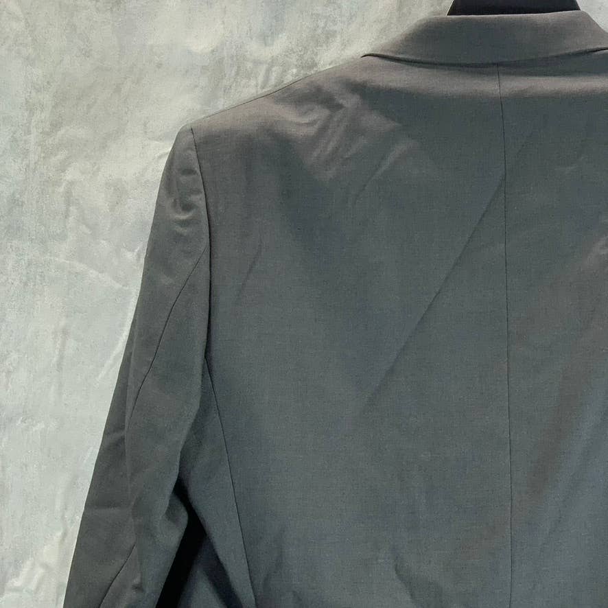 IZOD Men's Grey Long Classic-Fit Two-Button Suit Jacket SZ 44L