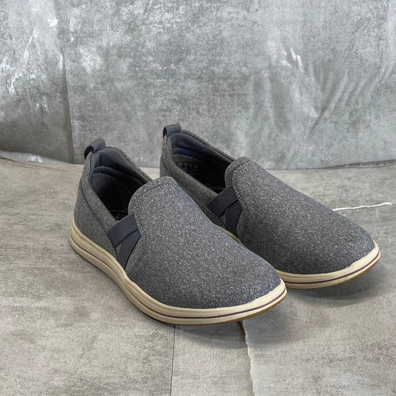 CLARKS CLOUDSTEPPERS Women's Wide Dark Grey Breeze Bali Slip-On Sneakers SZ 6W