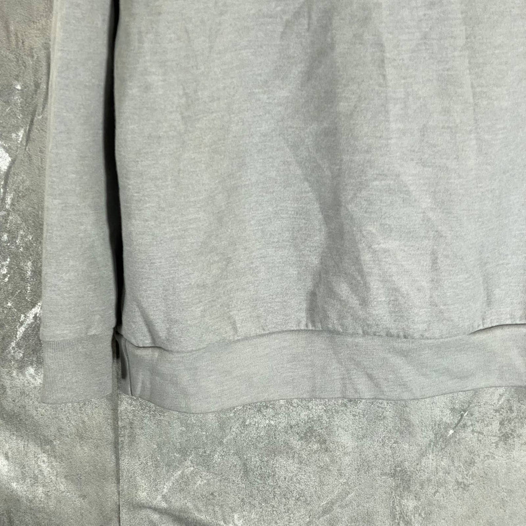 ALFANI Men's Casual Grey Heather Solid Quarter-Zip Pullover Sweater SZ XL