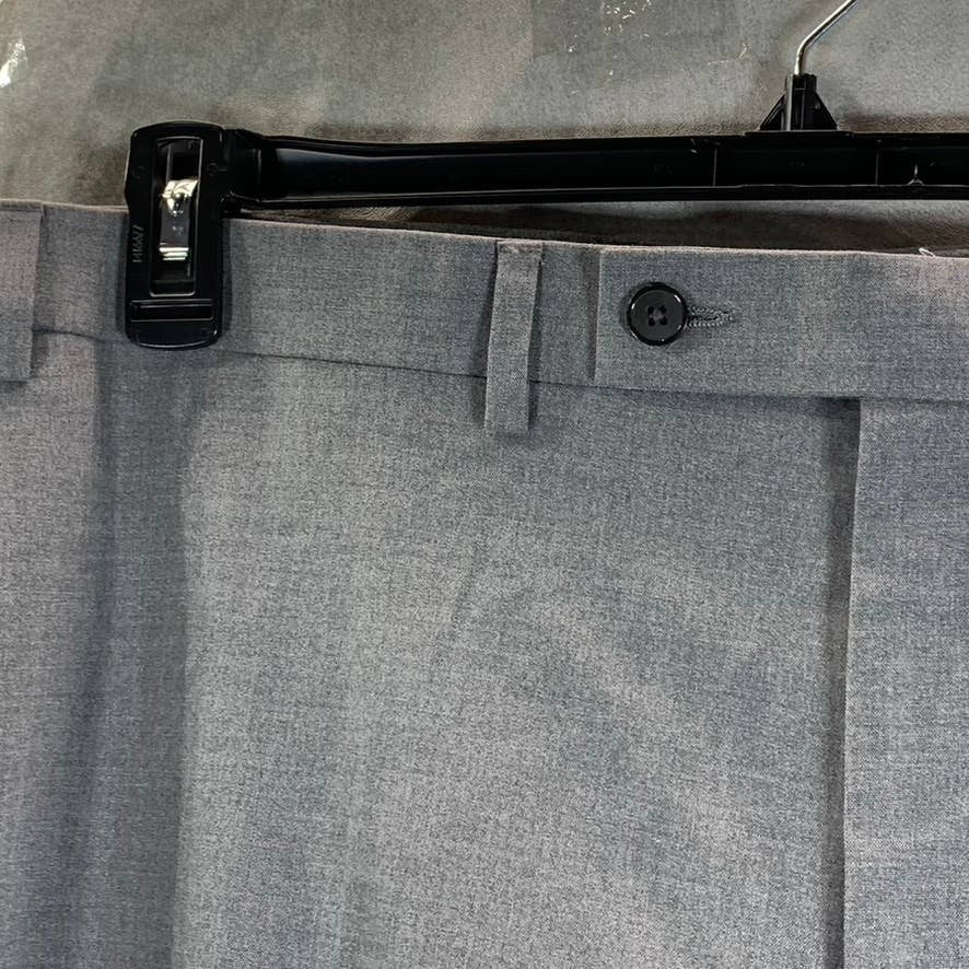 VAN HEUSEN FLEX Men's Grey Sharkskin Slim-Fit Suit Pants SZ 42X34