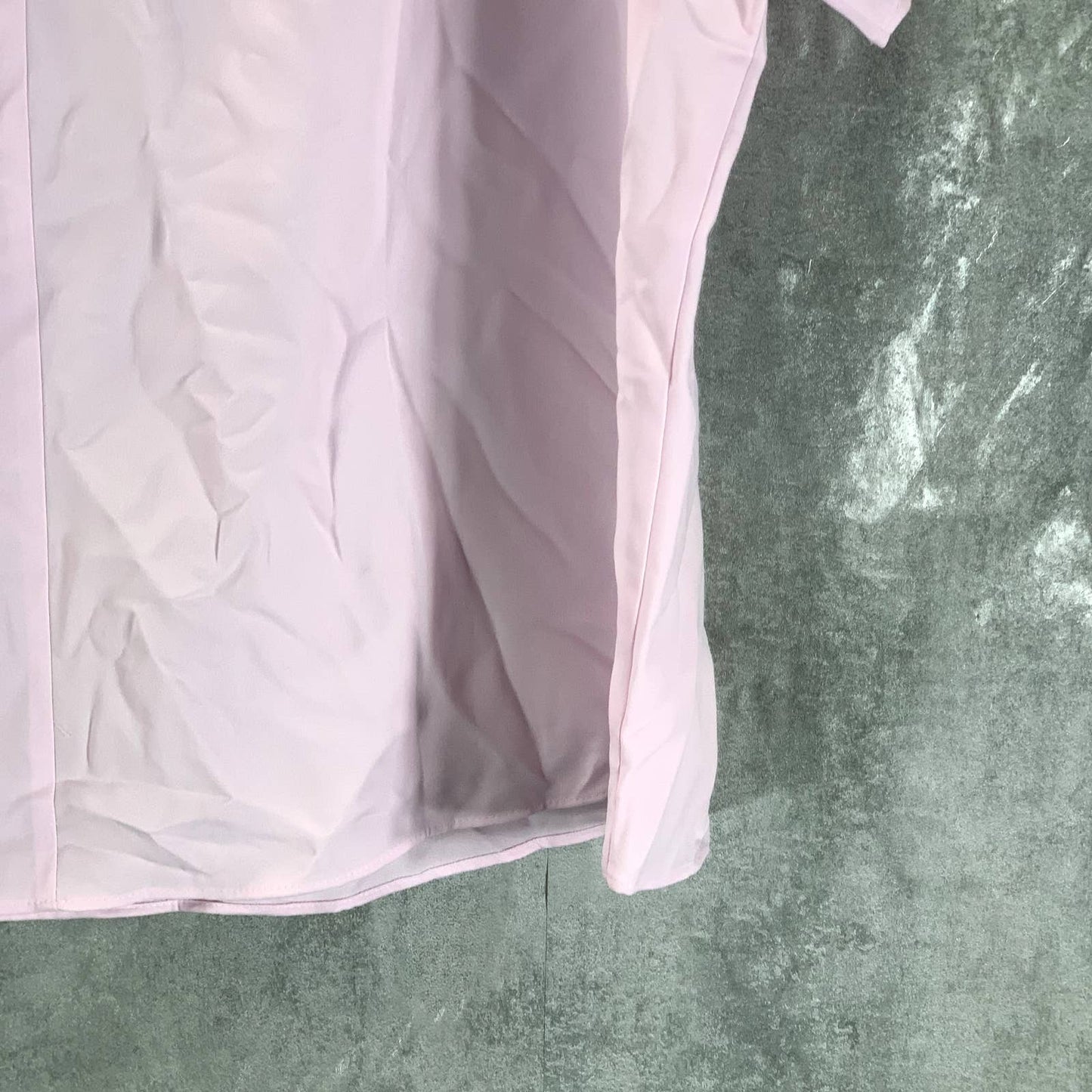 ALFANI Women's Lilac Color-Block Shoulder Short-Sleeve Top SZ M