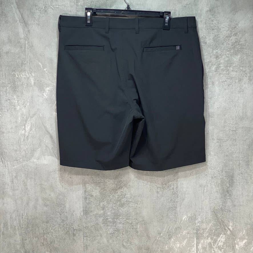 PGA TOUR Charcoal Stretch Flat-Front Golf Shorts SZ 38
