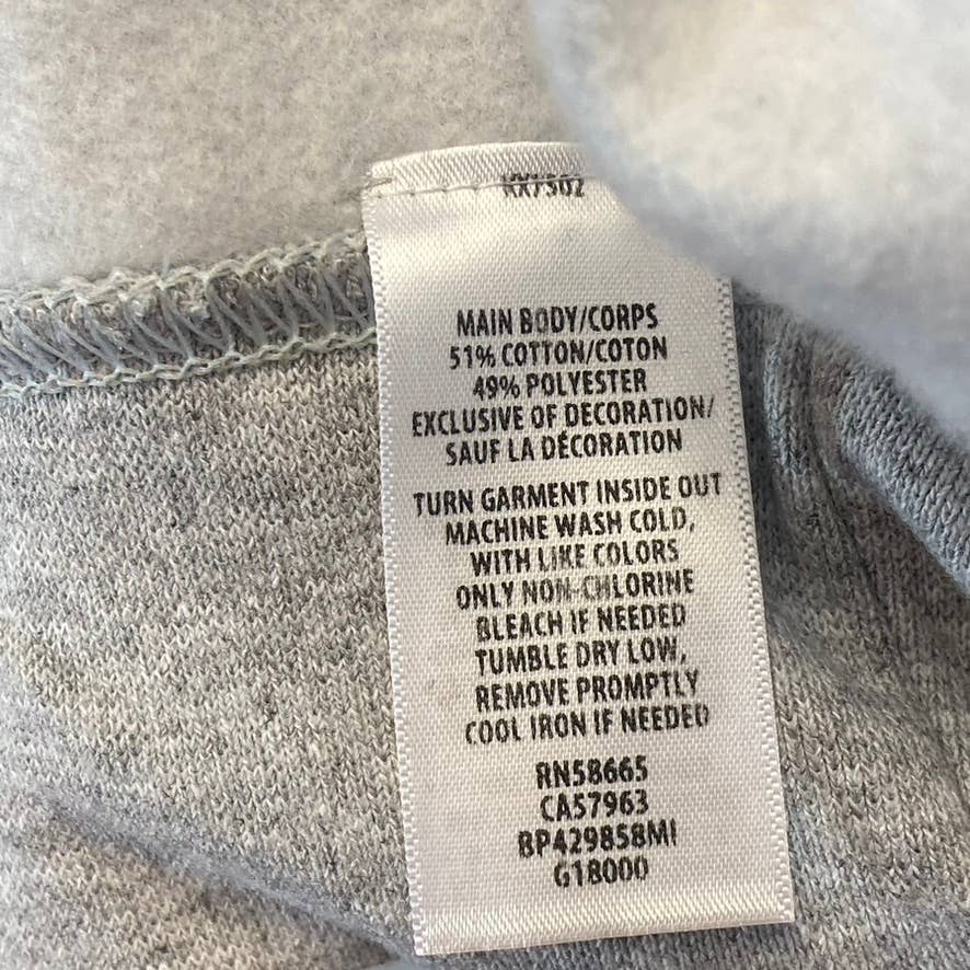 BP. Women's Gray Ying Yang Lover Graphic Crewneck Pullover Sweater SZ M