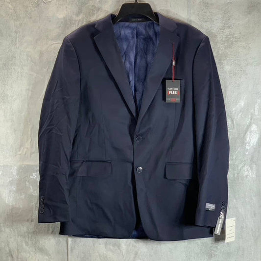 VAN HEUSEN Men's Navy Slim-Fit Flex Stretch Suit Jacket SZ 42R