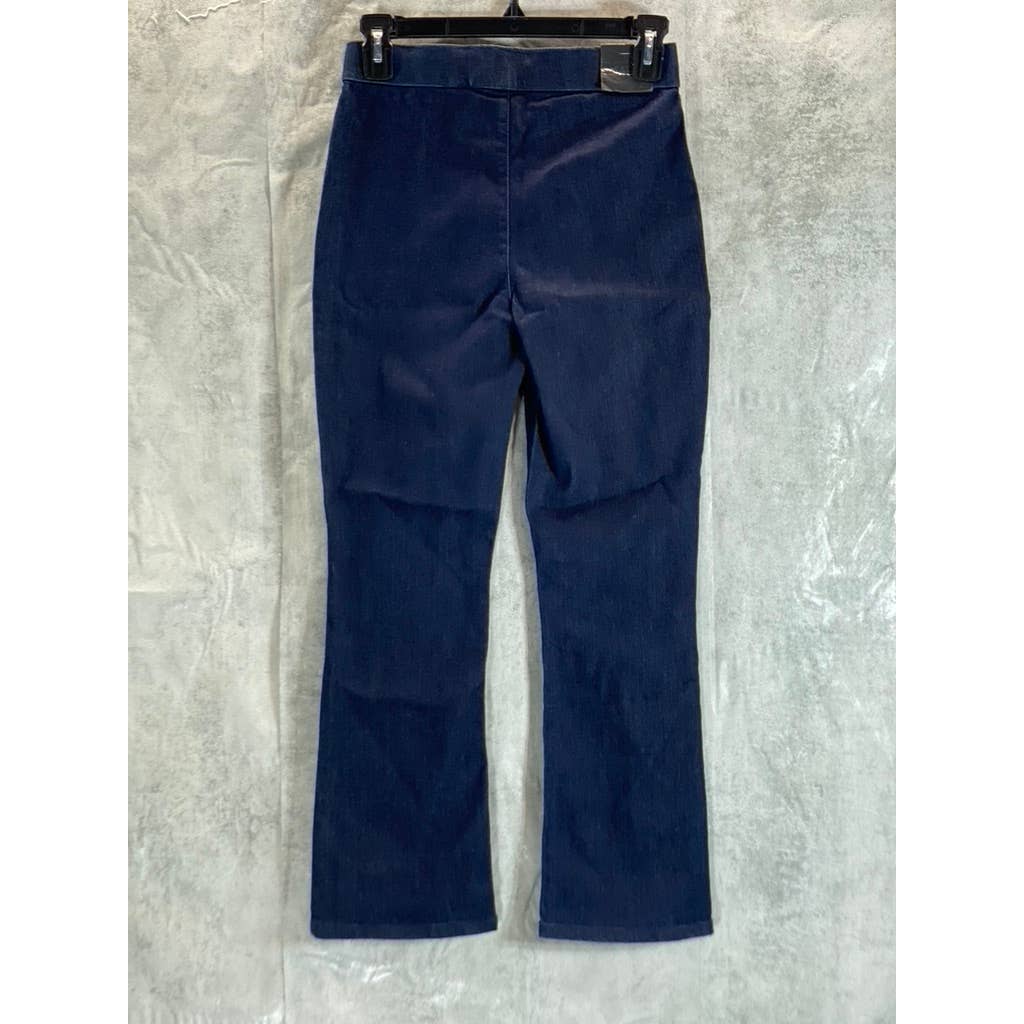 TINSEL Women's Dark Blue Flare Cropped Pull-On Denim Jeans SZ 25