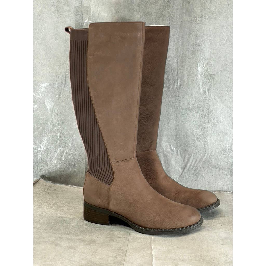 GENTLE SOULS By Kenneth Cole Women's Espresso Best Chelsea Zip-Up Tall Boot SZ11