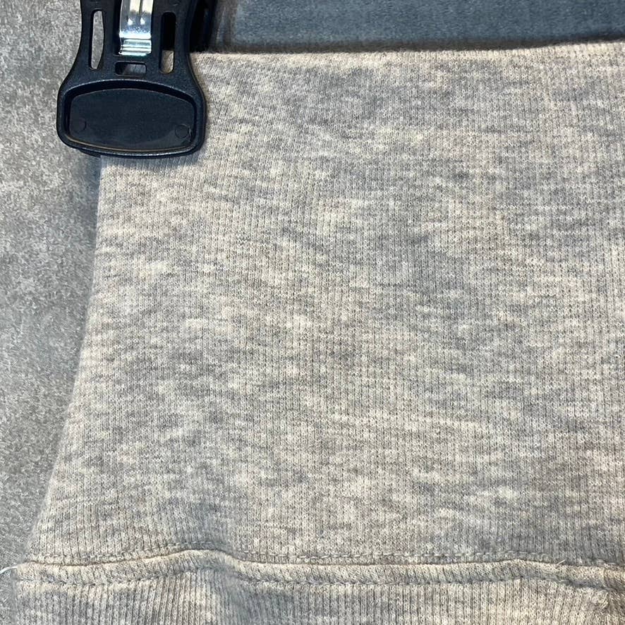 ABOUND Women's Grey Light Heather Ribbed High-Waist Longline Pull-On Bike Shorts SZ XS