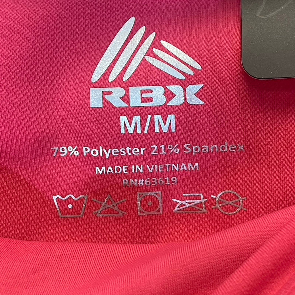 RBX Women’s Rose Pink High-Waist Flexible Active Pull-On Capri Leggings SZ M