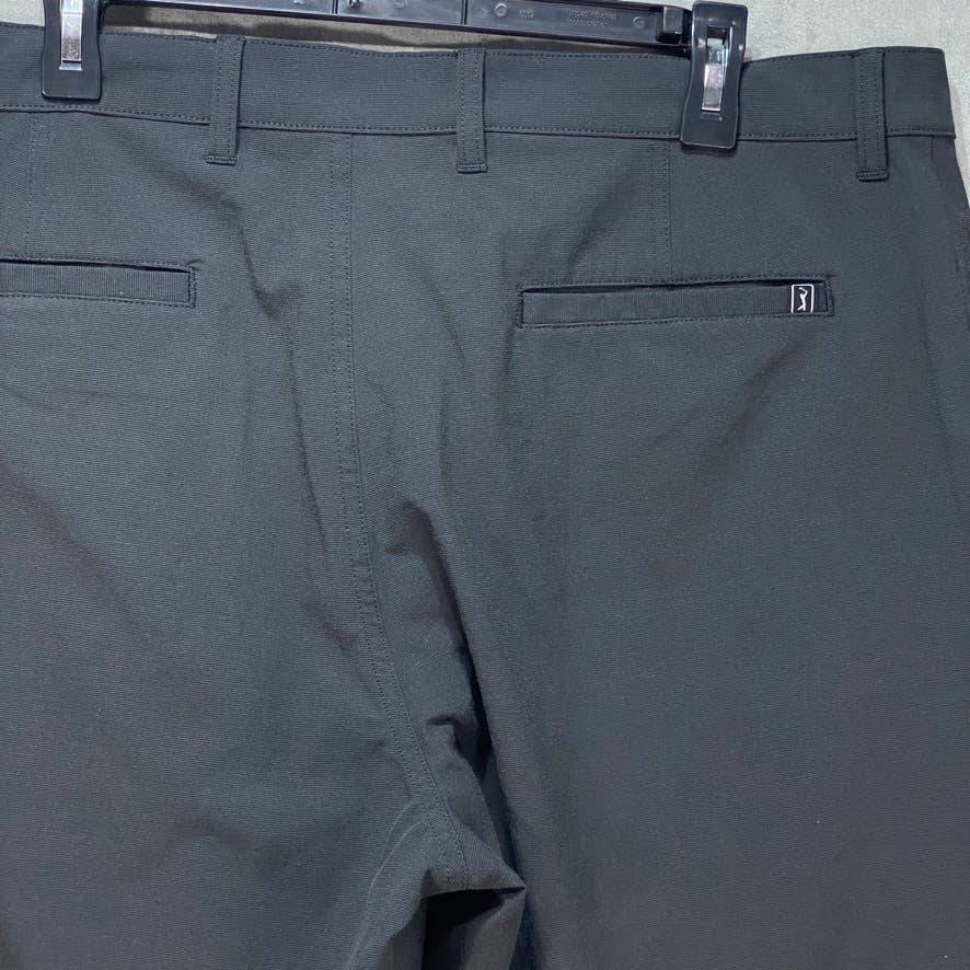 PGA TOUR Charcoal Stretch Flat-Front Golf Shorts SZ 38