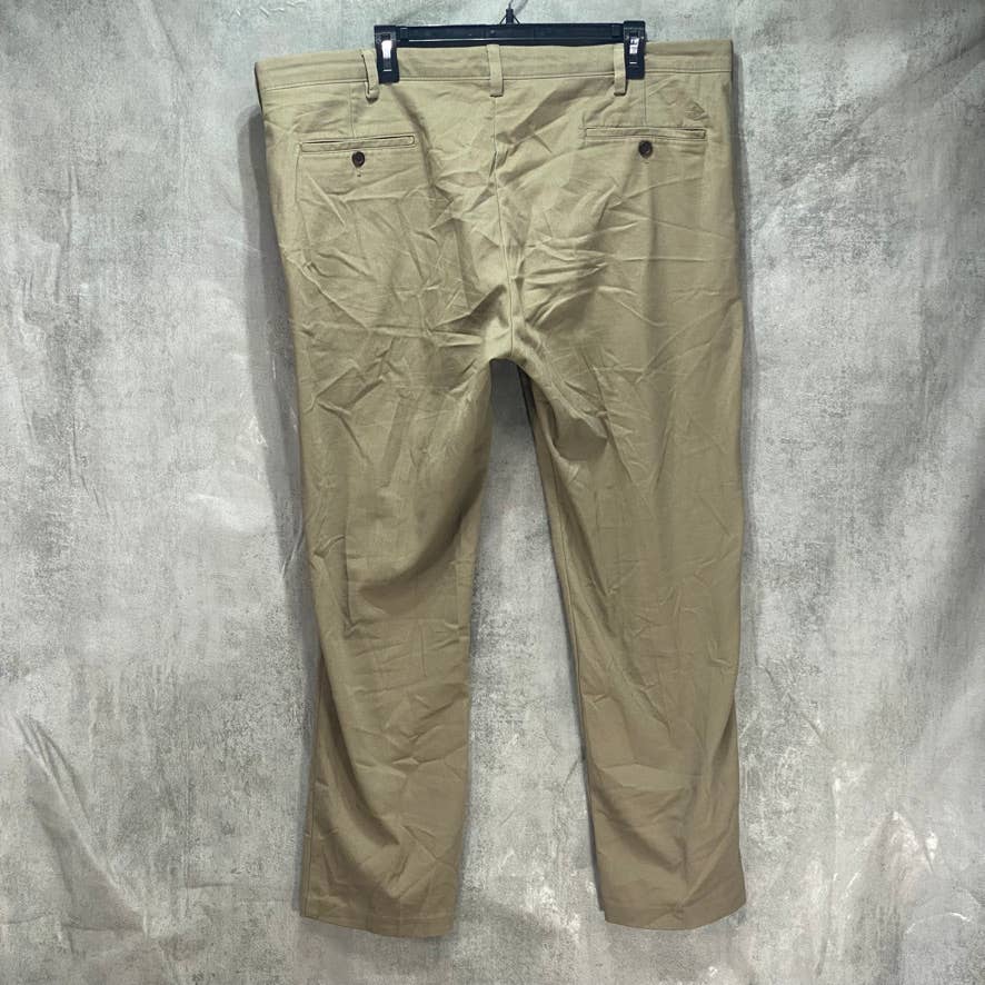 DOCKERS Brown Classic Fit Easy Stretch Khaki Pants SZ 42X30