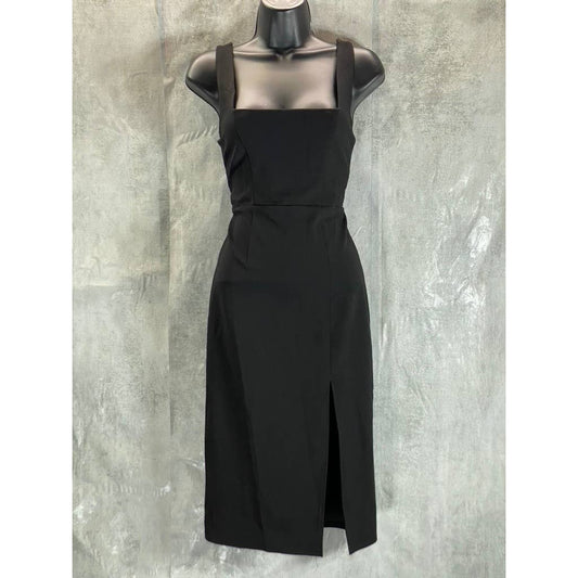 SPEECHLESS Juniors' Black Square-Neck Pullover Bodycon Knee-Length Dress SZ S