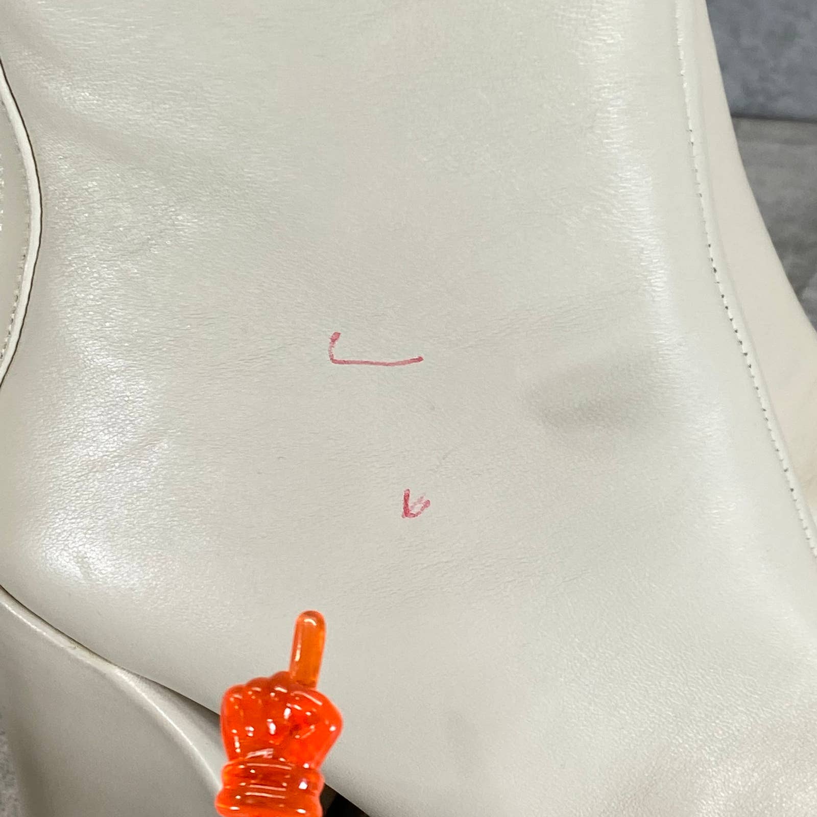 AQUA Women's Bone Leather Julie Square-Toe Block-Heel Booties SZ 6