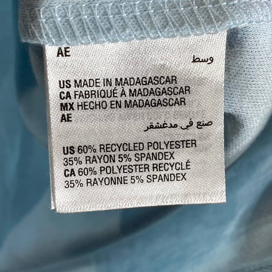 ALFANI Men's Sweet Seafoam Alfatech Stretch Solid Short-Sleeve Polo Shirt SZ M