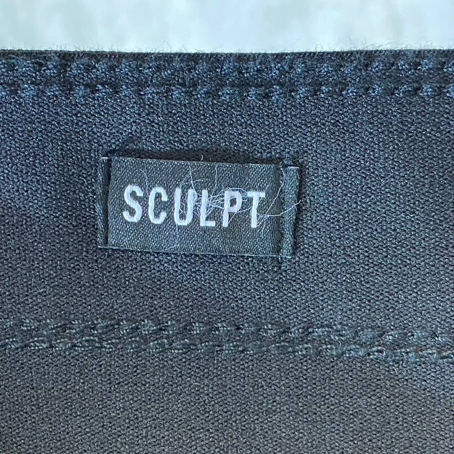 CURVES 360 BY NYDJ Women's Solid Black Sculpt Pull-On Denim Leggings SZ 28