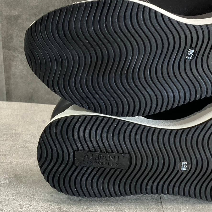 ALFANI Step N' Flex Women's Black Waldenn Lace-Up Wedge Platform Sneakers SZ 5.5