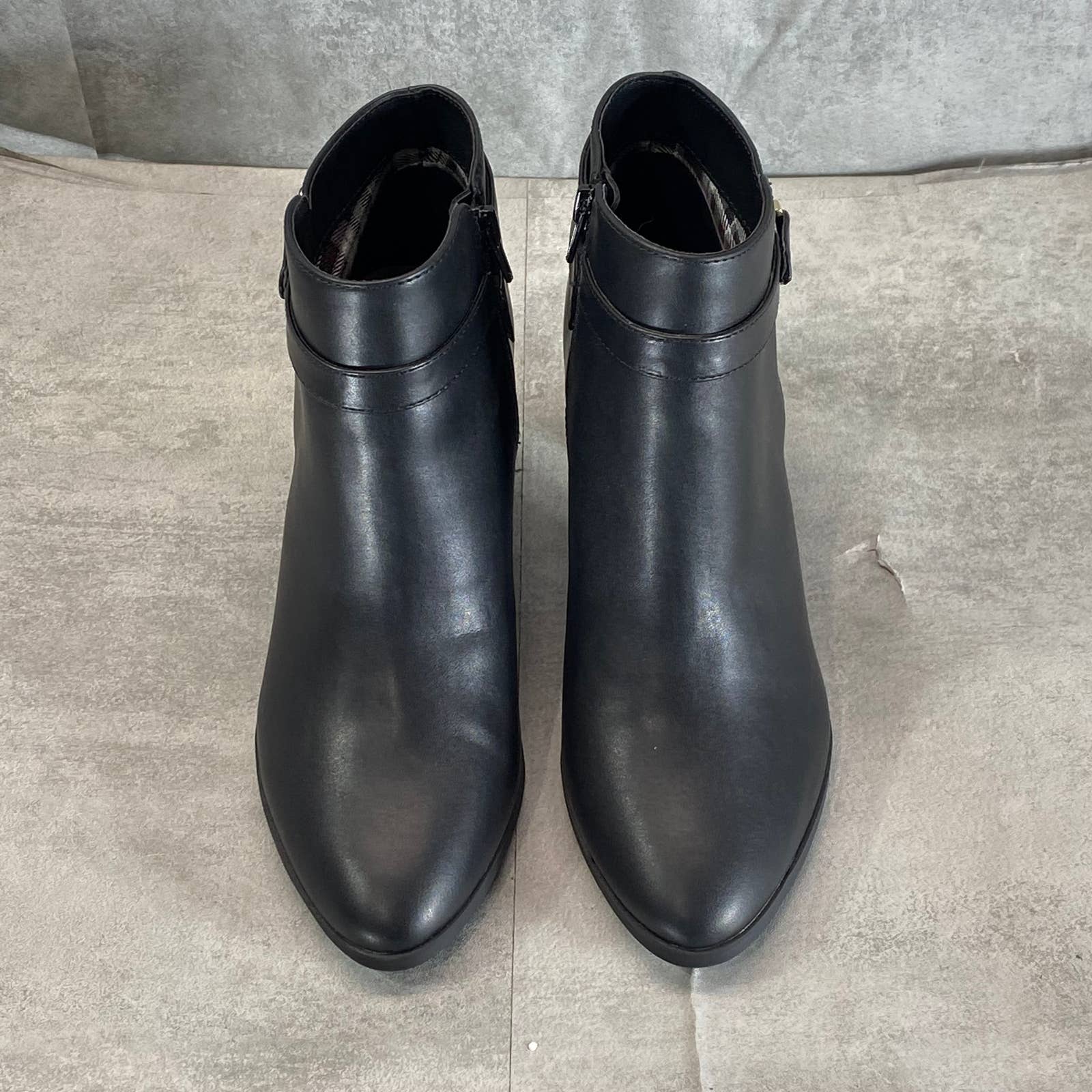 CHARTER CLUB Women's Black Pixxy Almond-Toe Dress Booties SZ 9