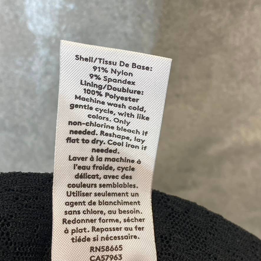 OPEN EDIT Women's Black Lace Pull-On Bike Shorts SZ XS