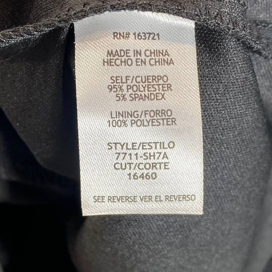 CITY STUDIO Juniors' Black Ruffle Cap-Sleeve X-Back Sheath Mini Dress SZ 17