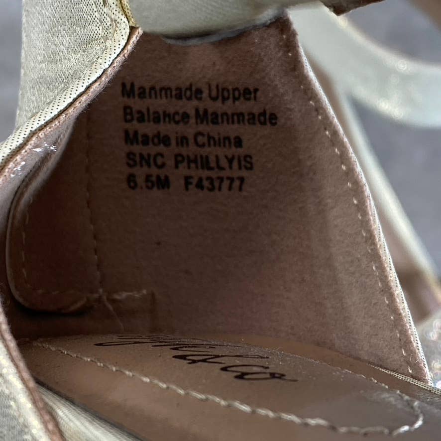 STYLE & CO Women's White-Sparkle Embellished Phillyis Two-Piece Evening Sandals