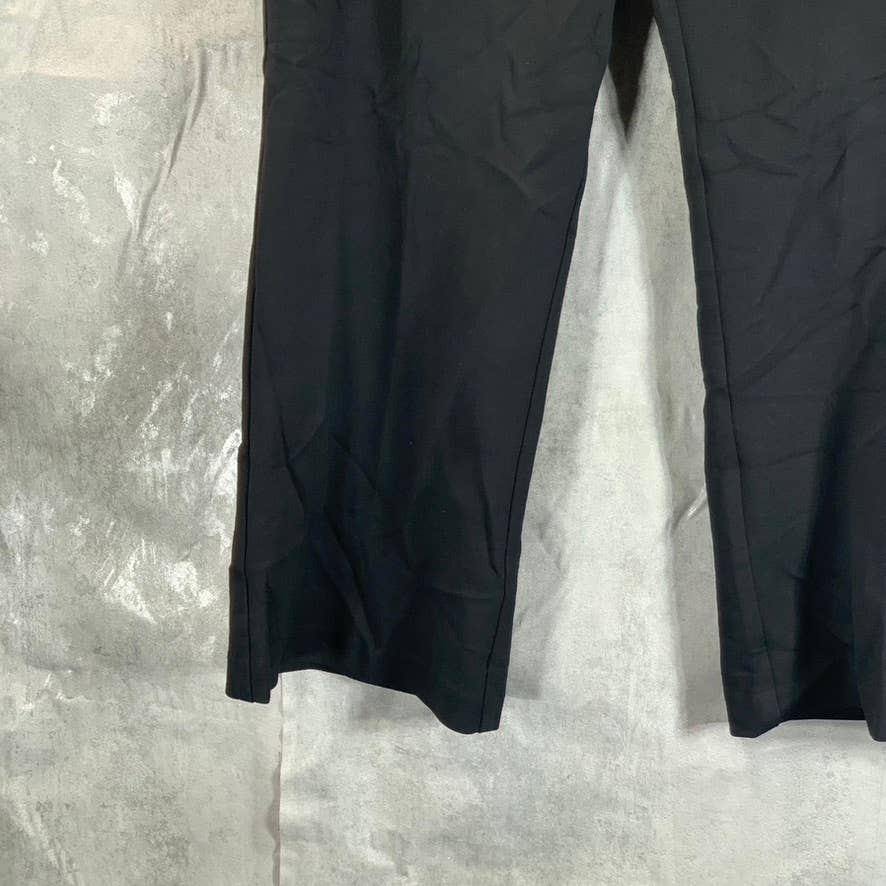 INC INTERNATIONAL CONECEPTS Women's Deep Black High-Rise Regular Flare Pants