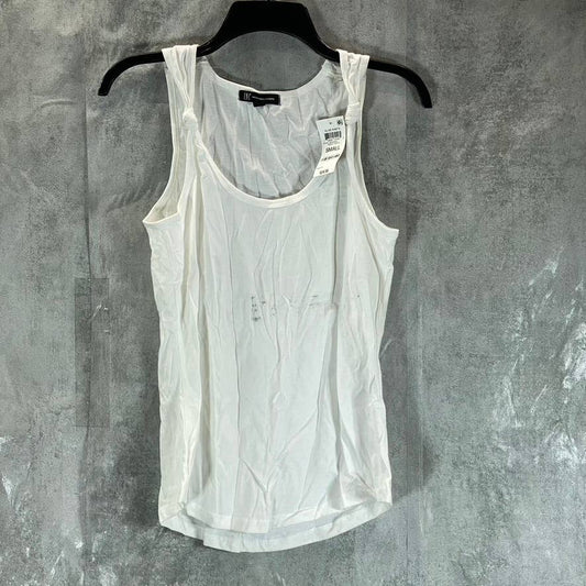 INC INTERNATIONAL CONCEPTS Women's Bright White Knotted-Strap Tank Top SZ S