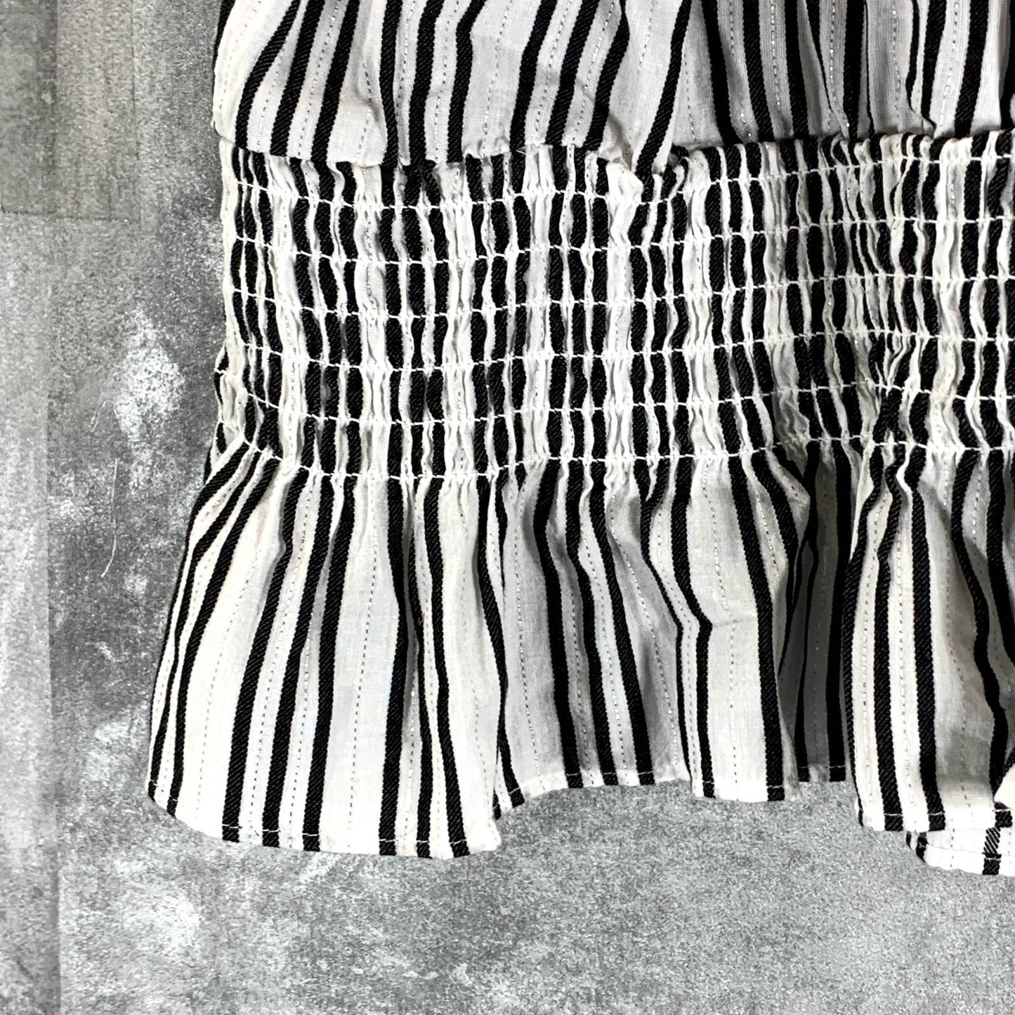 INC INTERNATIONAL CONCEPTS Women's Black-White Striped Sleeveless Halter Top SZM