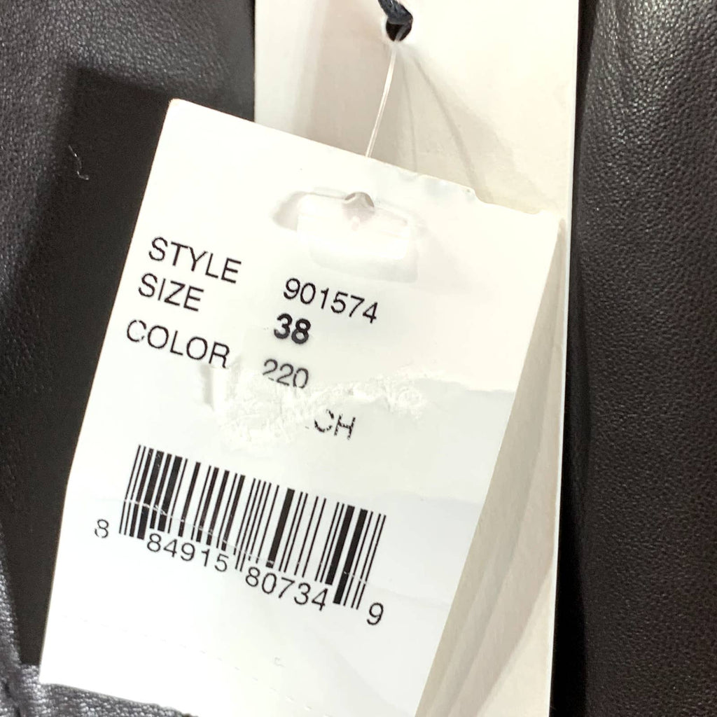 REMAIN BIRGER CHRISTENSEN Women's Mulch Leather Double-Breasted Blazer SZ US6