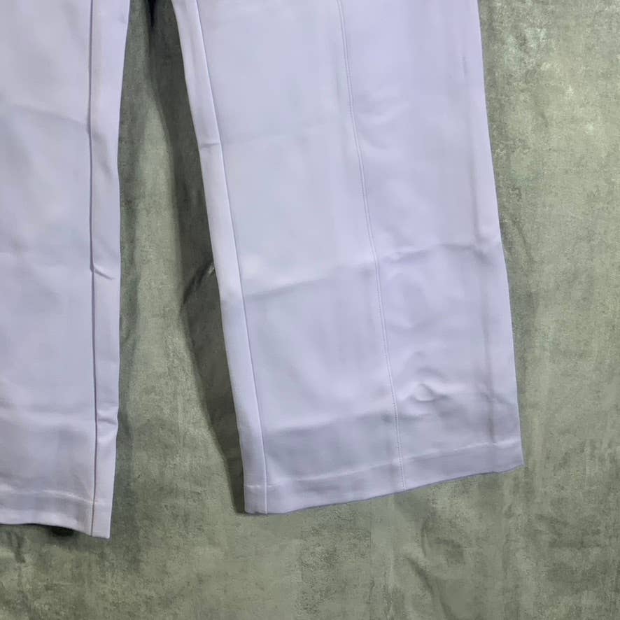 ALFANI Women's Lightest Lilac Modern Lounge High-Rise Seamed Wide-Leg Pants SZ 8