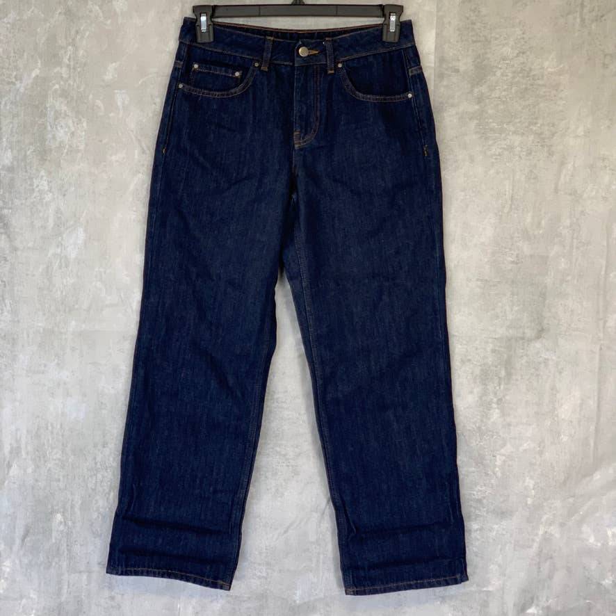 TOPSHOP BOUTIQUE Dark Wash High-Waisted Boyfriend Jeans SZ 6