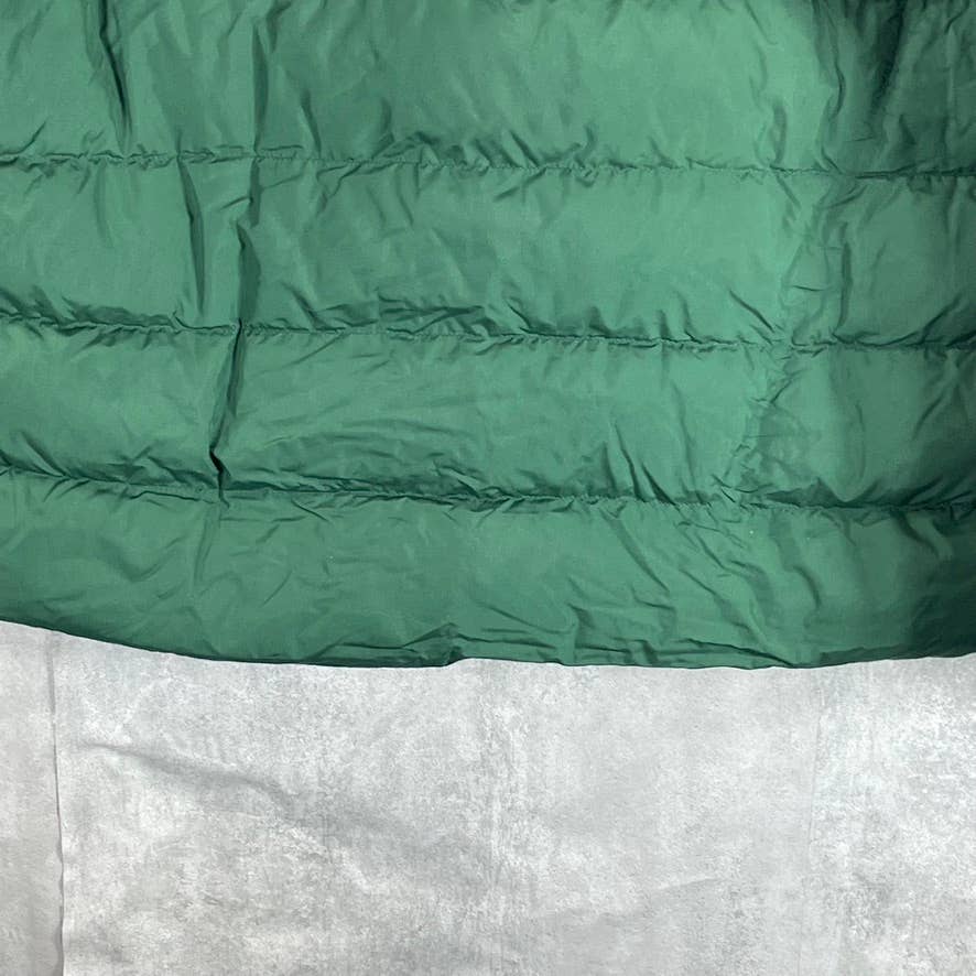 MICHAEL KORS Men's Dark Green Hooded Puffer Full-Zip Jacket SZ XL